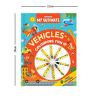 Dreamland Publications My Ultimate Vehicles Colouring Fun Book with Free Crayons : Children's Colouring Book | Grocsy