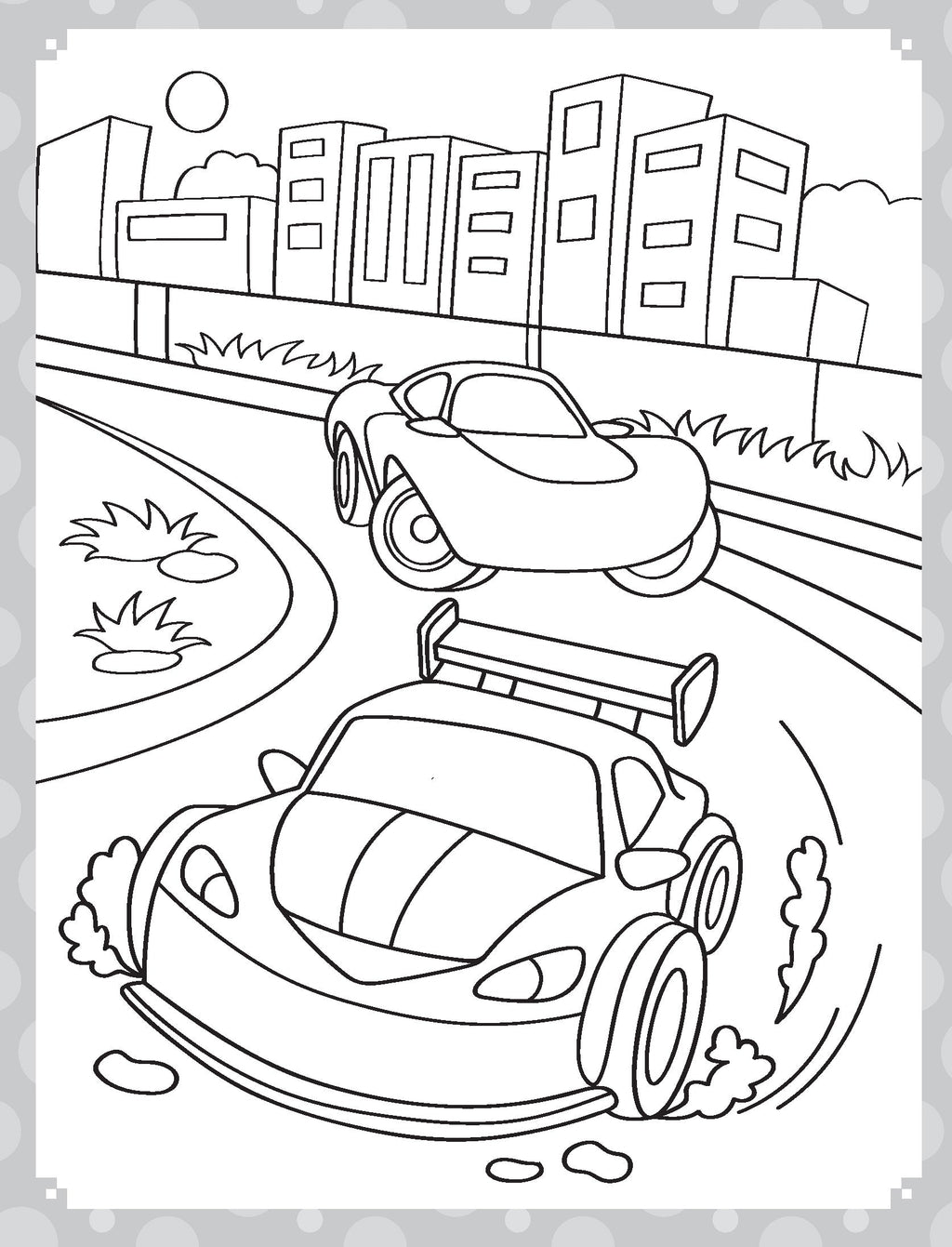 Dreamland Publications My Ultimate Vehicles Colouring Fun Book with Free Crayons : Children's Colouring Book | Grocsy