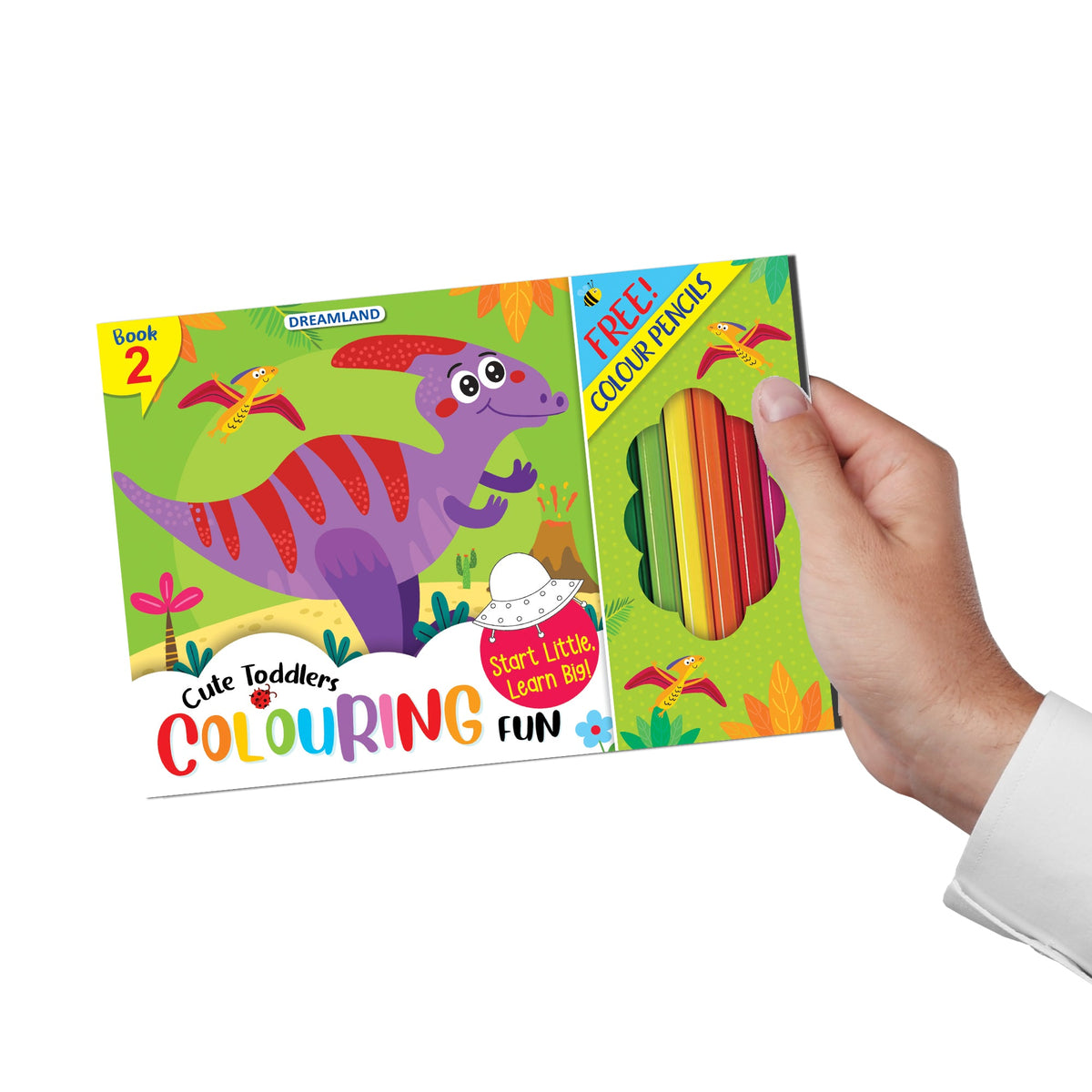 Dreamland Publications Cute Toddlers Colouring Fun Book 2 for Kids | Grocsy