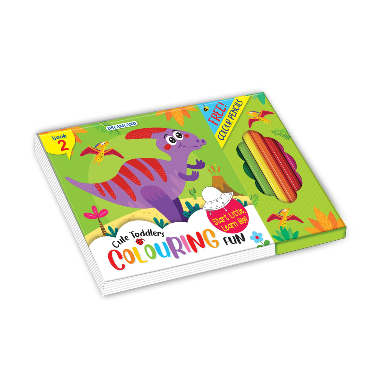 Dreamland Publications Cute Toddlers Colouring Fun Book 2 for Kids | Grocsy