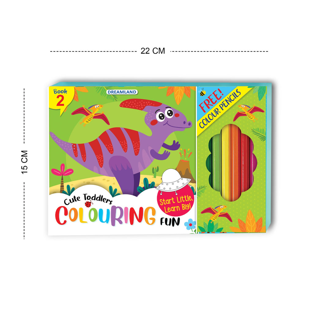Dreamland Publications Cute Toddlers Colouring Fun Book 2 for Kids | Grocsy