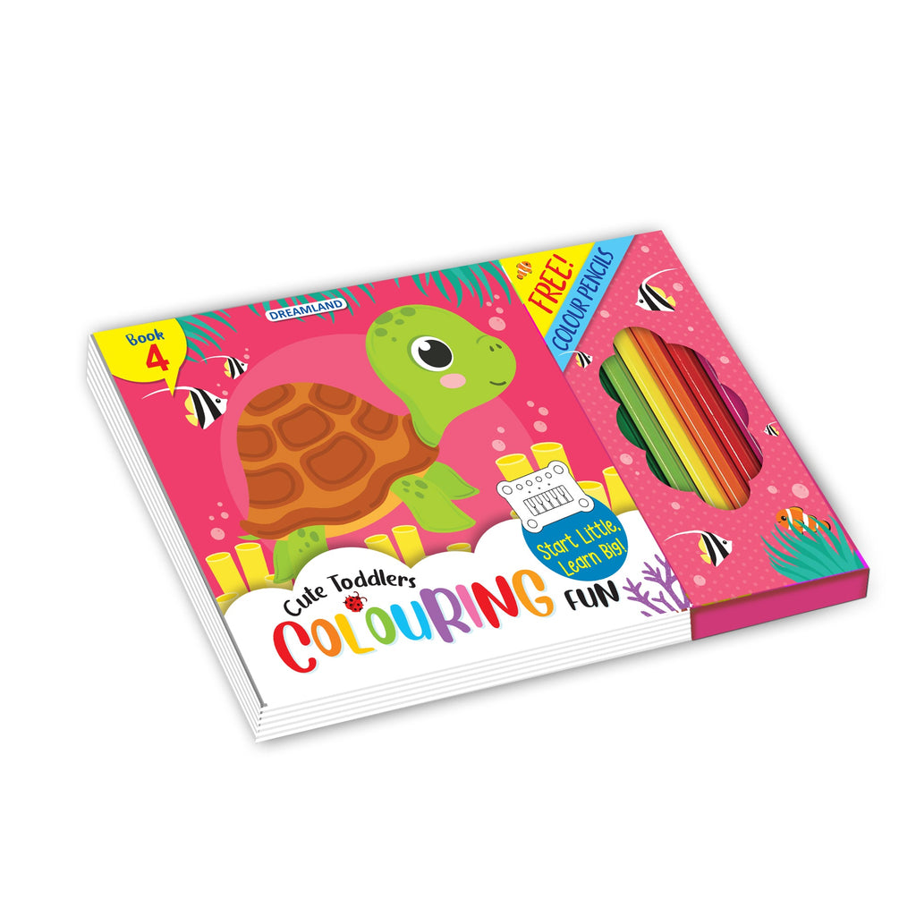 Dreamland Publications Cute Toddlers Colouring Fun Book 4 for Kids | Grocsy
