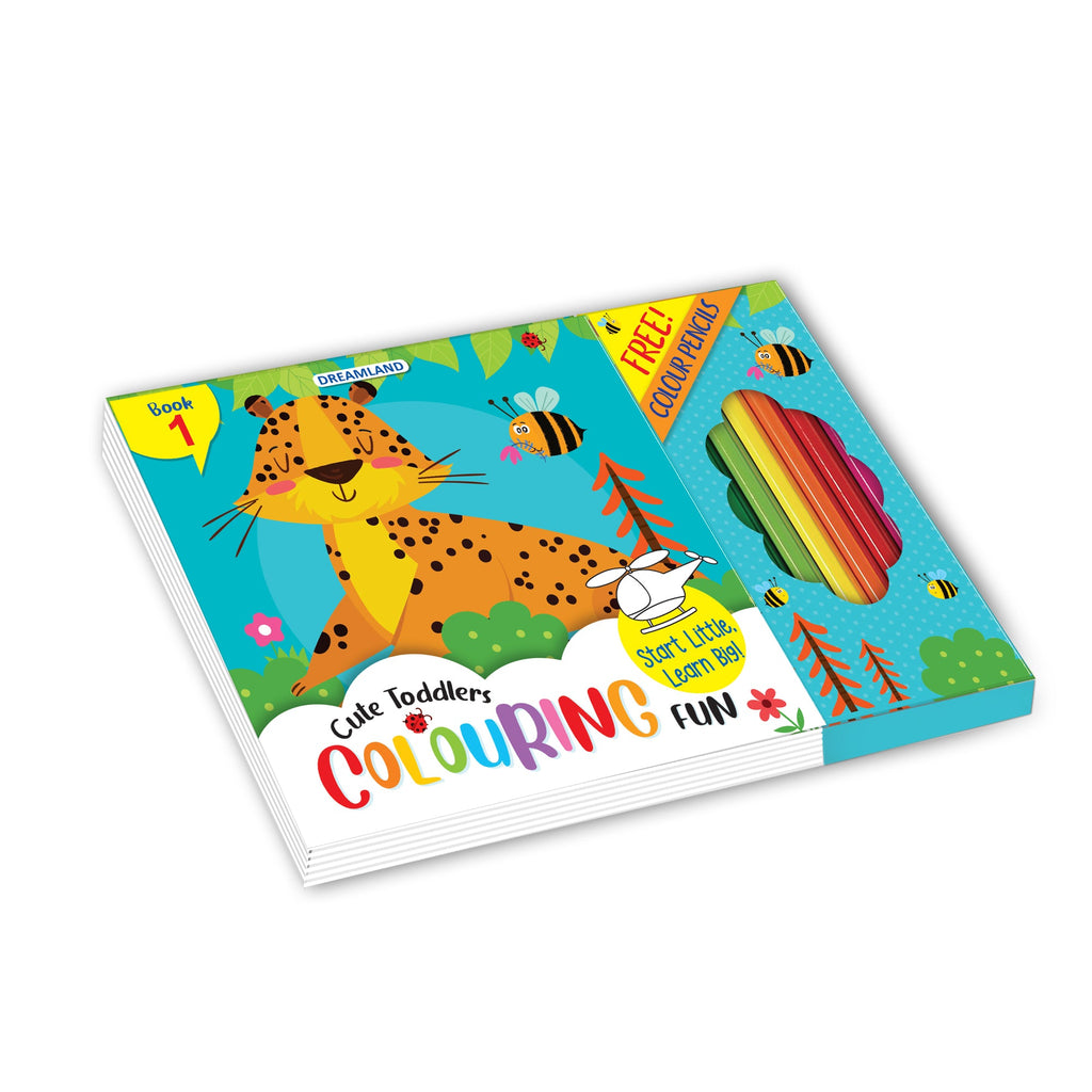Dreamland Publications Cute Toddlers Colouring Fun Book 1 for Kids | Grocsy