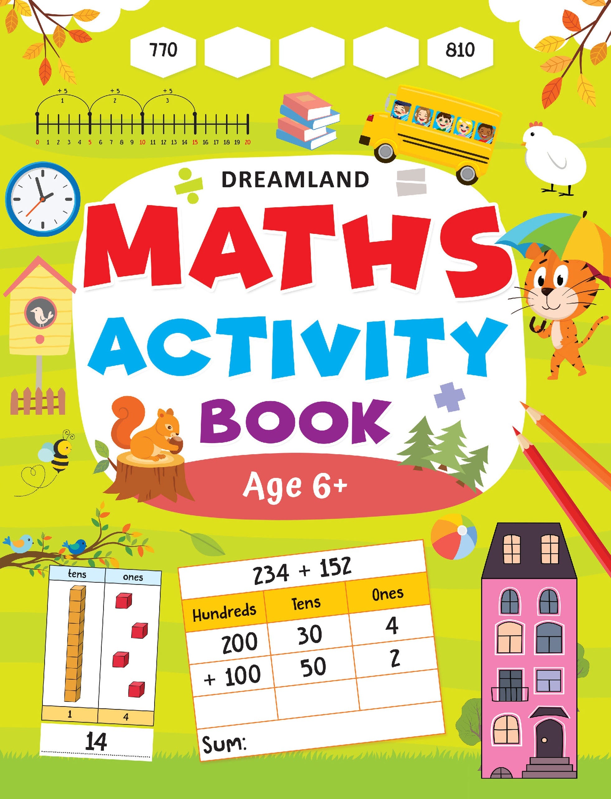 Dreamland Publications Maths Activity Book Age 6+ : Children's Interactive & Activity Book | Grocsy