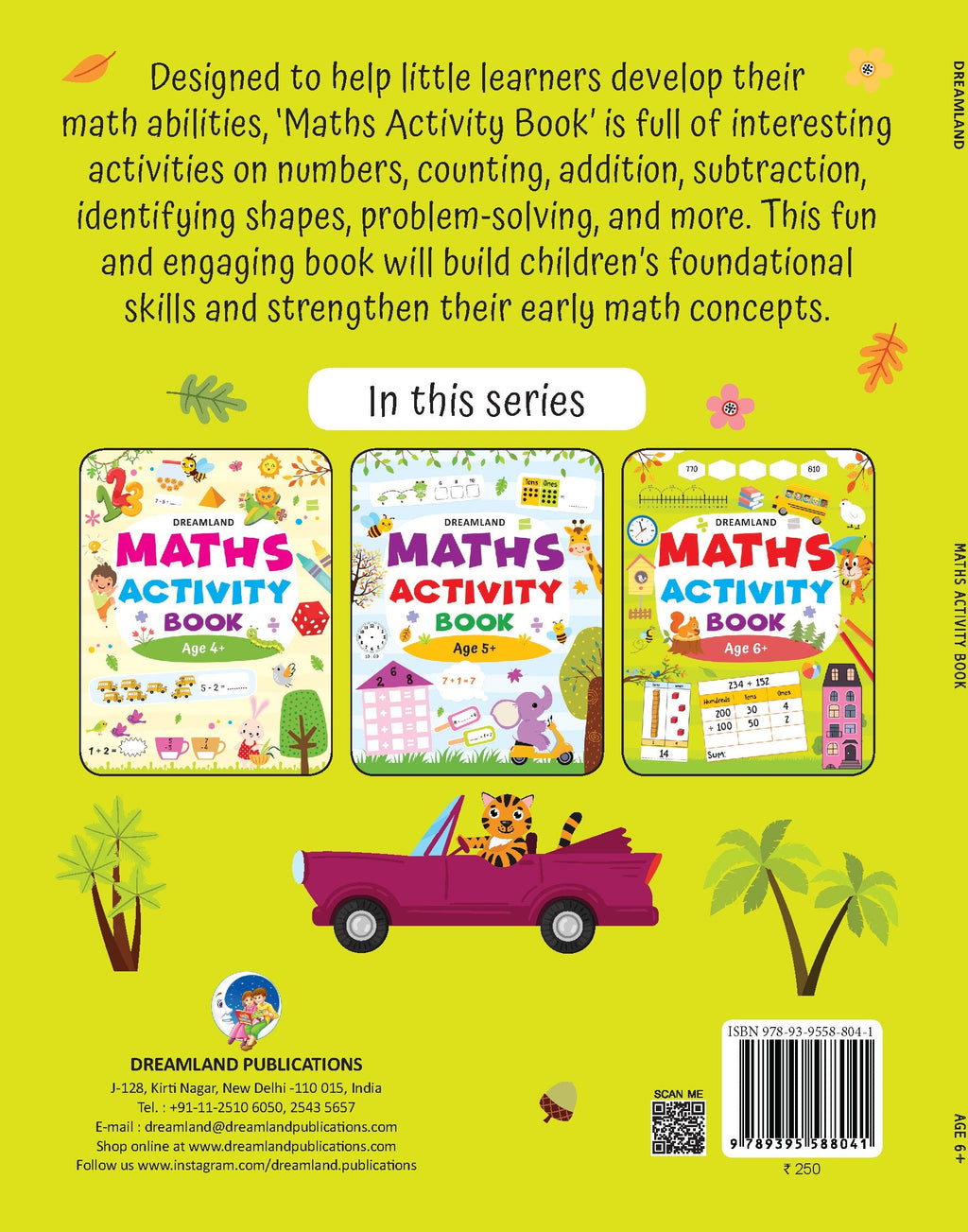 Dreamland Publications Maths Activity Book Age 6+ : Children's Interactive & Activity Book | Grocsy