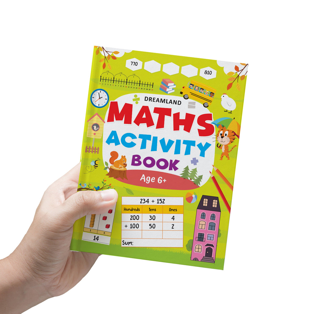 Dreamland Publications Maths Activity Book Age 6+ : Children's Interactive & Activity Book | Grocsy