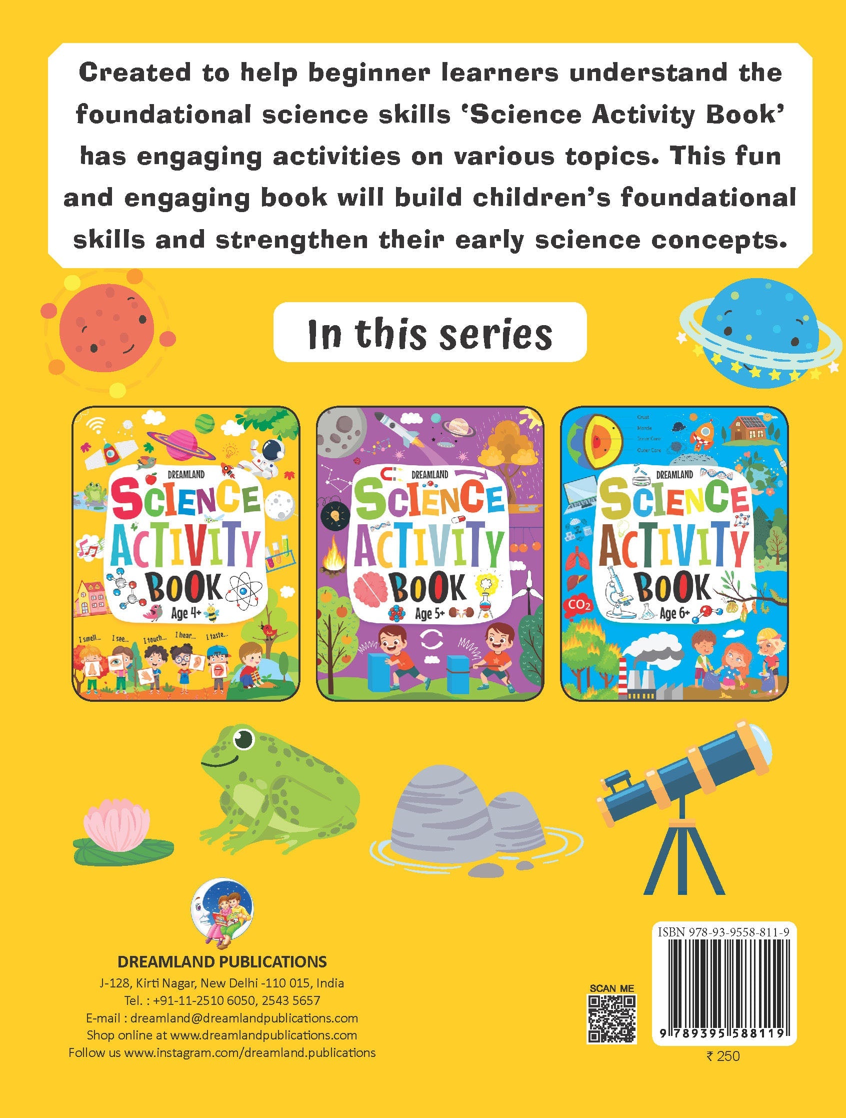 Dreamland Publications Science Activity Book Age 4+ : Children's Interactive & Activity Book | Grocsy