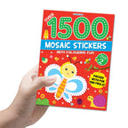 Dreamland Publications 1500 Mosaic Stickers Book 2 with Colouring Fun - Sticker Book for Kids Age 4 - 8 years | Grocsy