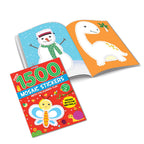 Dreamland Publications 1500 Mosaic Stickers Book 2 with Colouring Fun - Sticker Book for Kids Age 4 - 8 years | Grocsy