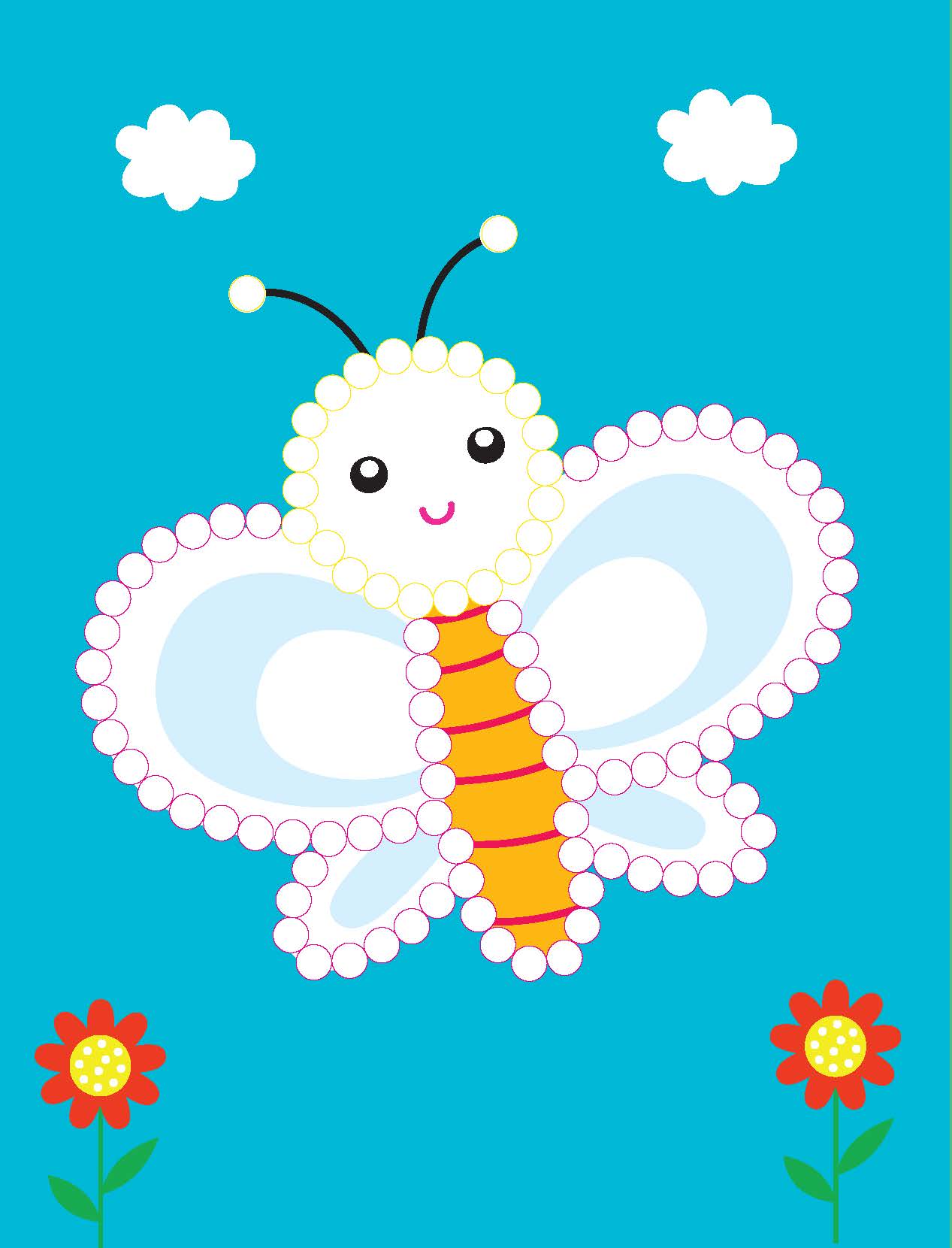 Dreamland Publications 1500 Mosaic Stickers Book 2 with Colouring Fun - Sticker Book for Kids Age 4 - 8 years | Grocsy