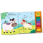 Dreamland Publications Fingerprint Art Activity Book for Children - Farm with Thumbprint Gadget | Grocsy