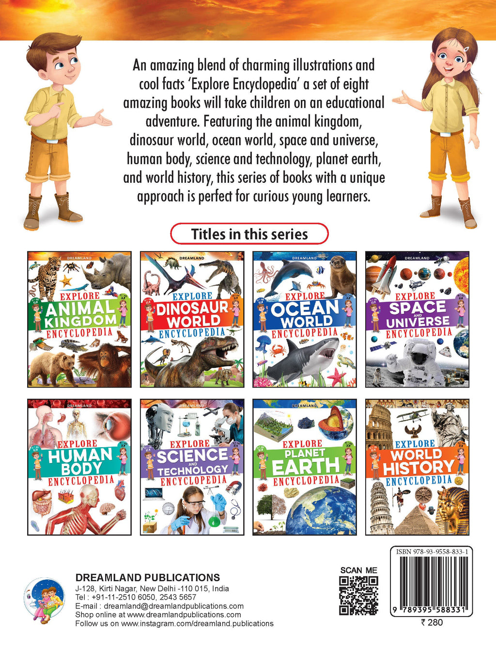 Dreamland Publications Explore Animal Kingdom Encyclopedia : Children's Reference Book | Grocsy