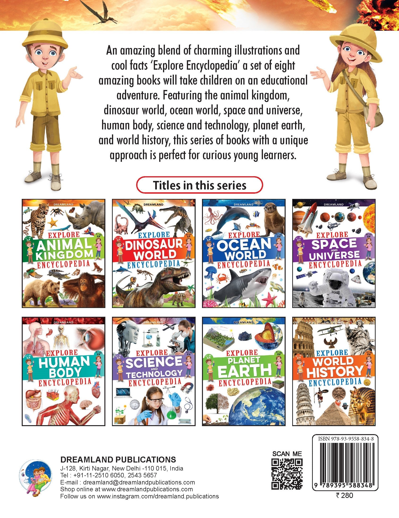 Dreamland Publications Explore Dinosaur World Encyclopedia : Children's Reference Book by | Grocsy