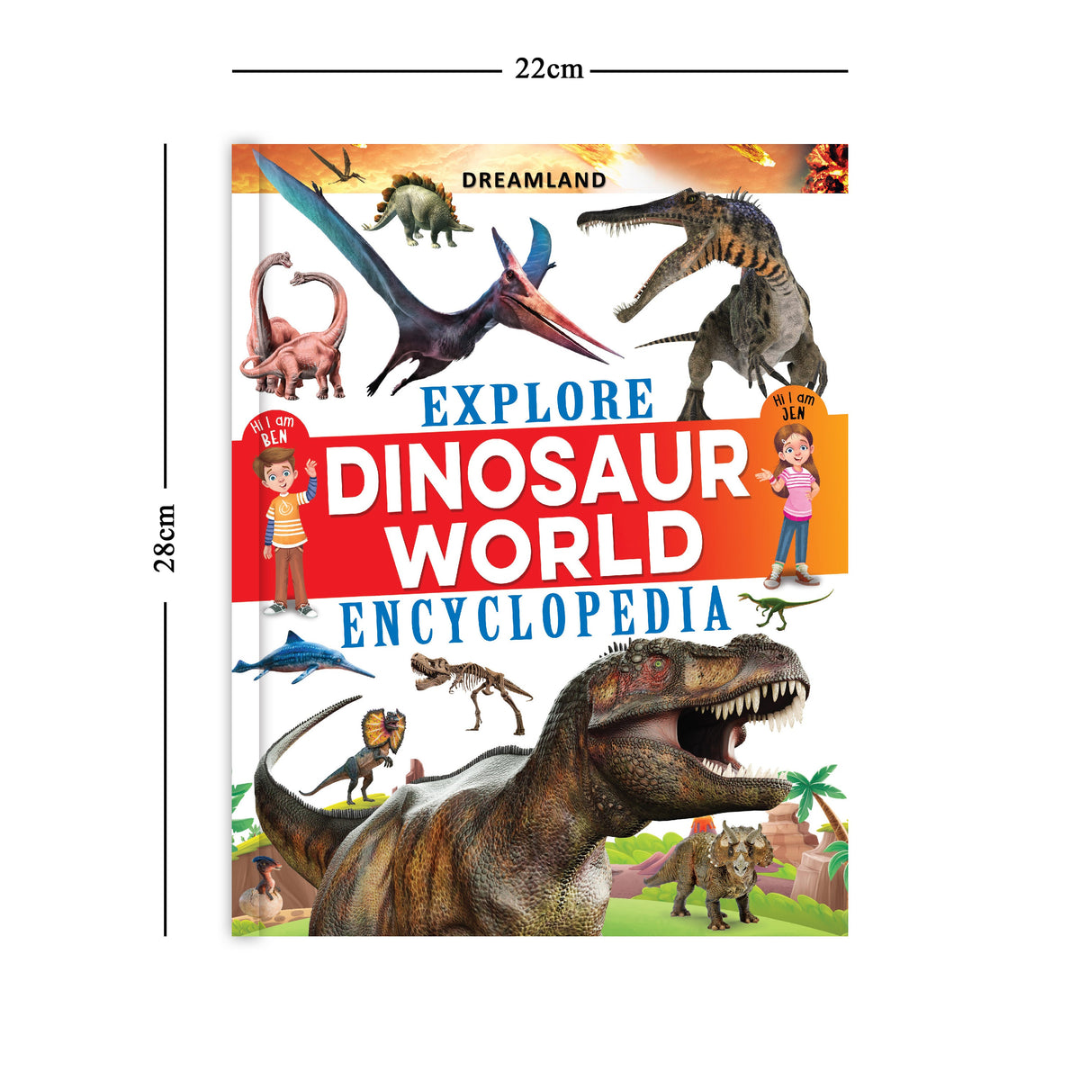Dreamland Publications Explore Dinosaur World Encyclopedia : Children's Reference Book by | Grocsy