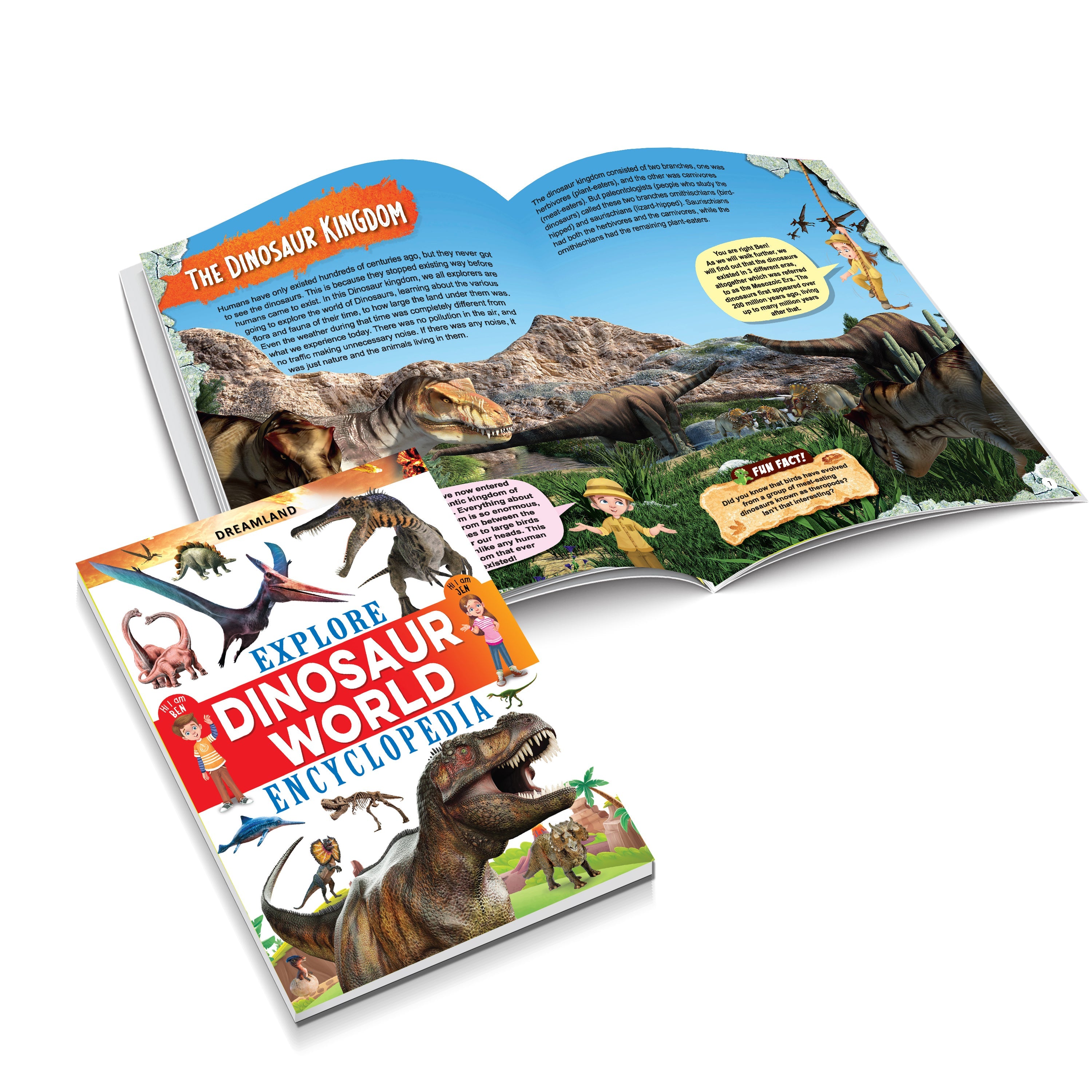 Dreamland Publications Explore Dinosaur World Encyclopedia : Children's Reference Book by | Grocsy