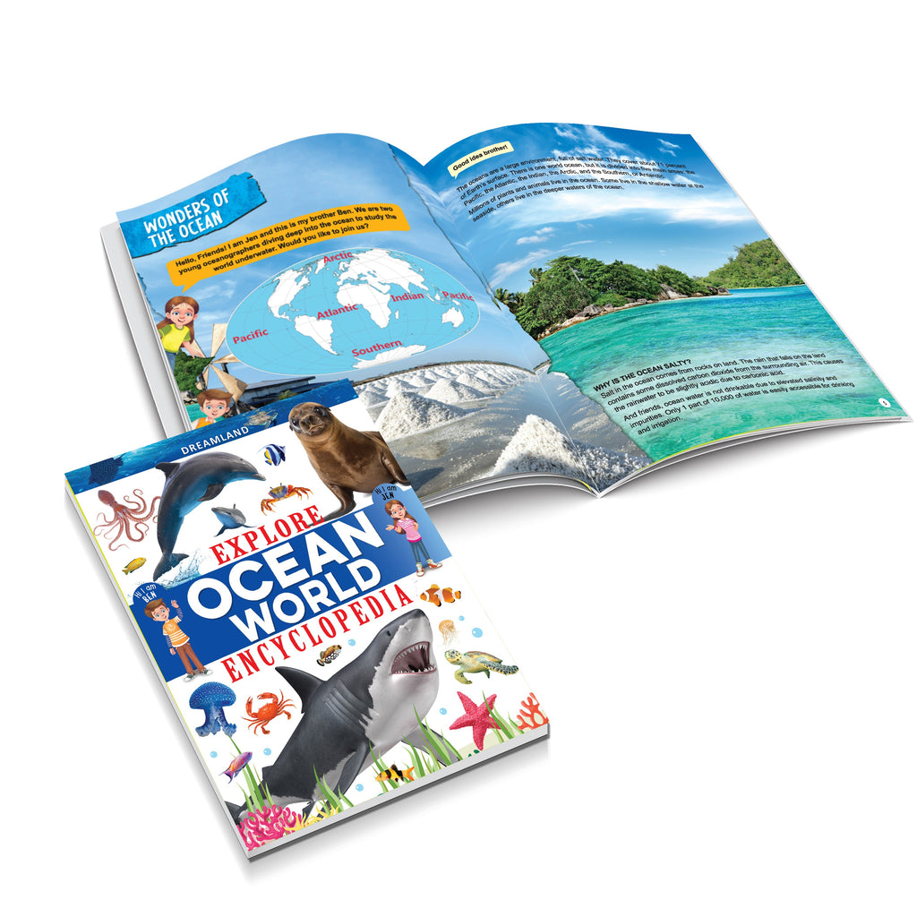 Dreamland Publications Explore Ocean World Encyclopedia : Children's Reference Book | Grocsy
