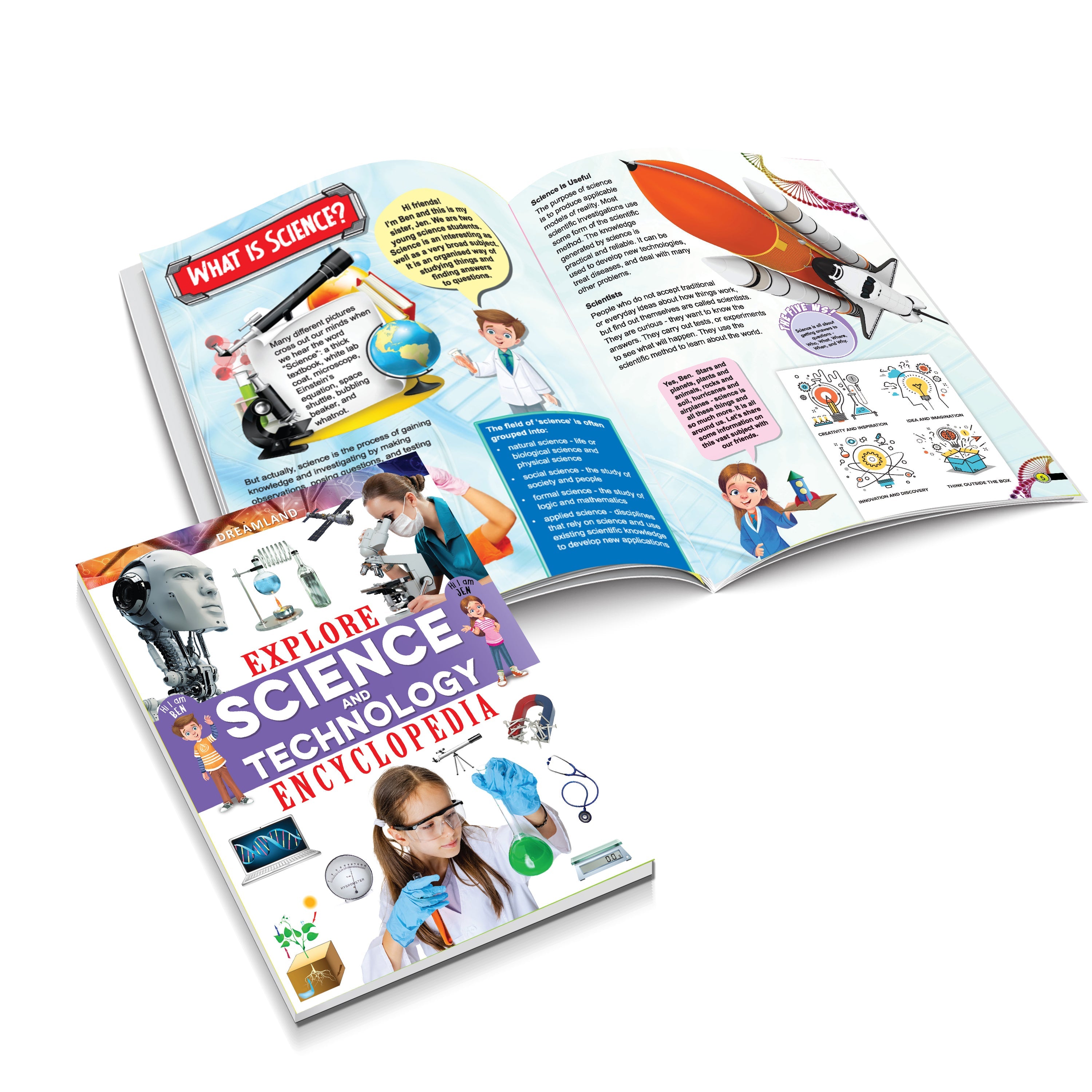 Dreamland Publications Explore Science and Technology Encyclopedia : Children's Reference Book | Grocsy