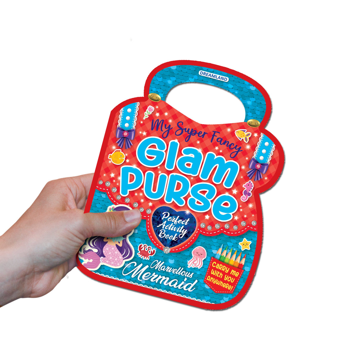 Dreamland Publications My Super Fancy Glam Purse - Marvellous Mermaid : Children's Interactive & Activity Book | Grocsy