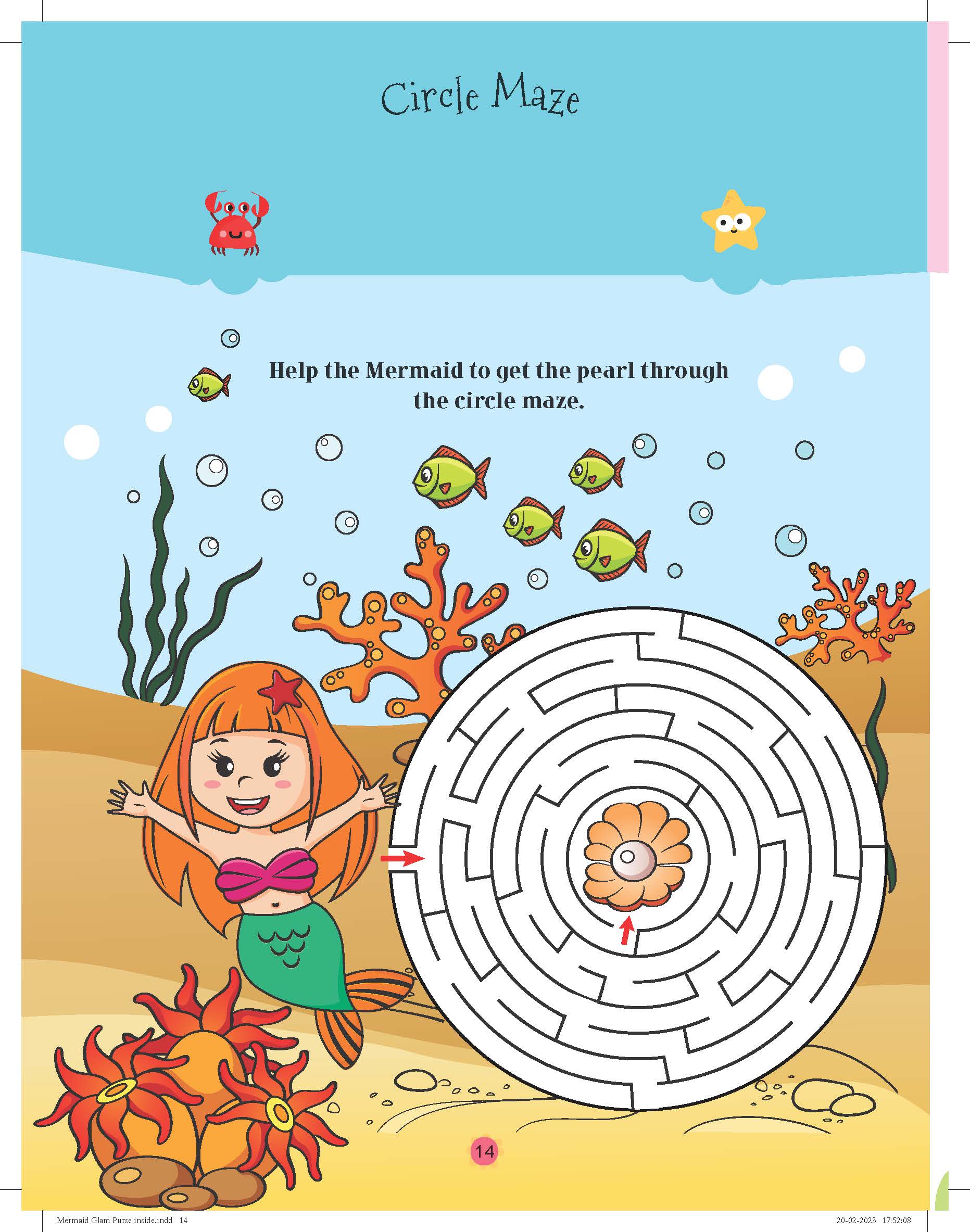 Dreamland Publications My Super Fancy Glam Purse - Marvellous Mermaid : Children's Interactive & Activity Book | Grocsy