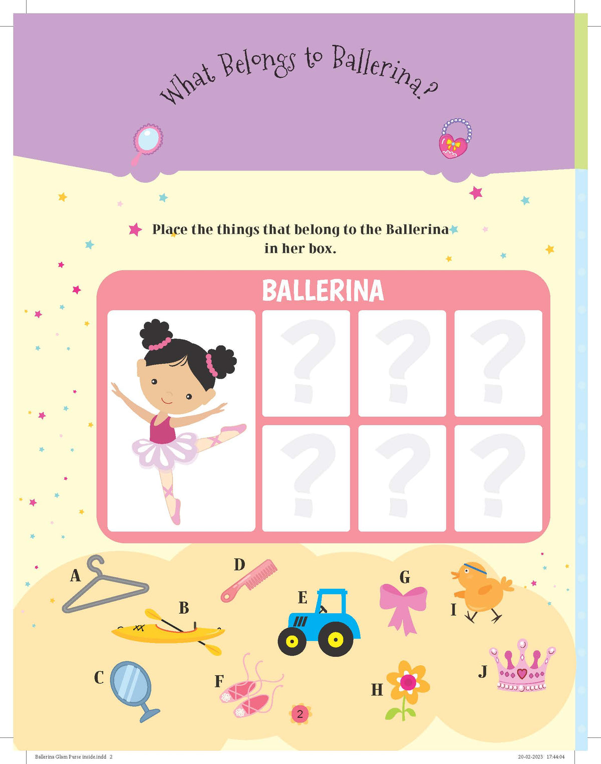 Dreamland Publications My Super Fancy Glam Purse - Beautiful Ballerina : Children's Interactive & Activity Book | Grocsy
