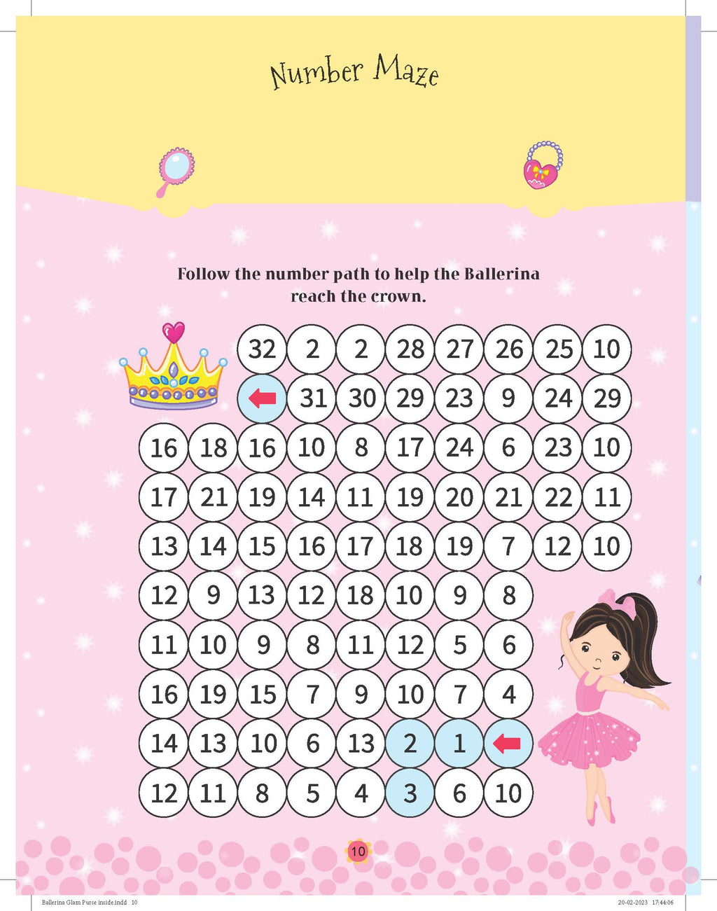 Dreamland Publications My Super Fancy Glam Purse - Beautiful Ballerina : Children's Interactive & Activity Book | Grocsy
