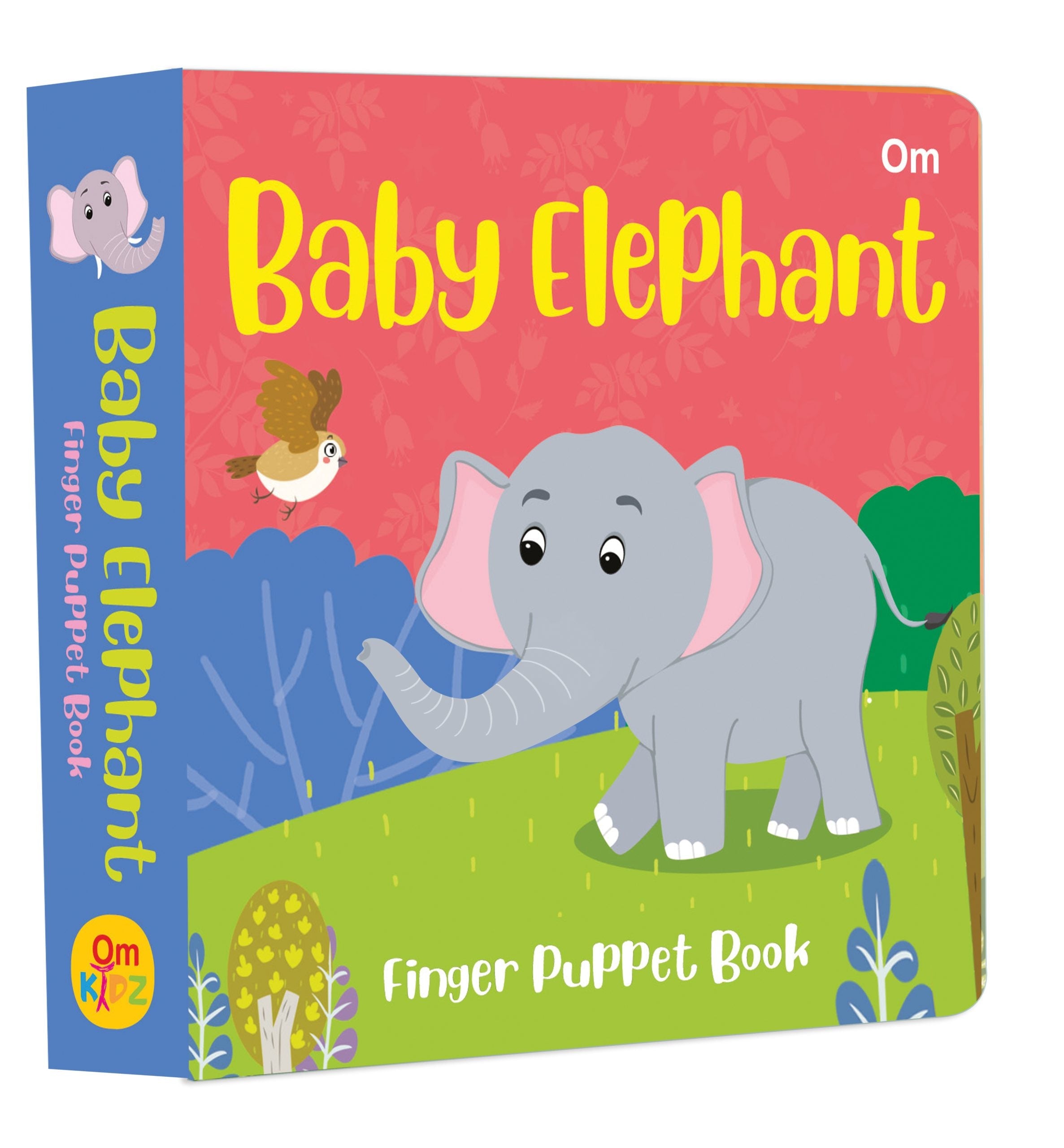 Baby Elephant Finger Puppet Book - Om Books | Grocsy