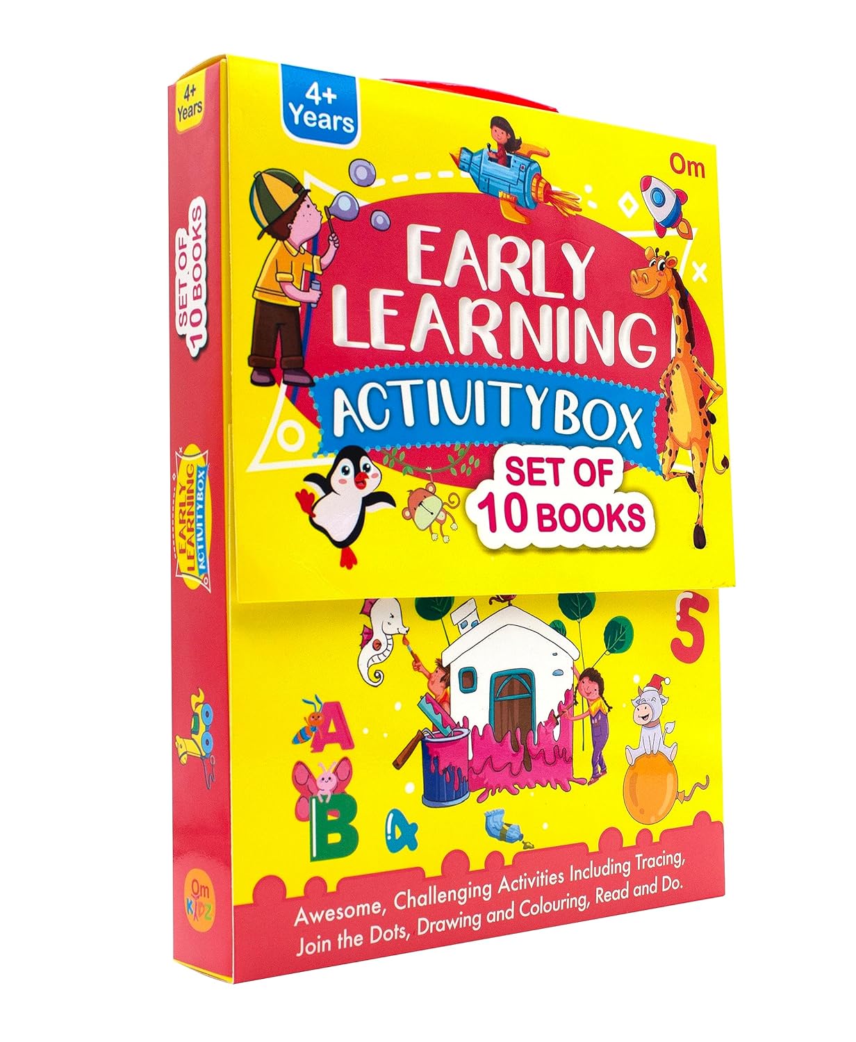 Early Learning Activity Book ( Set of 10 Books) - Box - Om Books | Grocsy