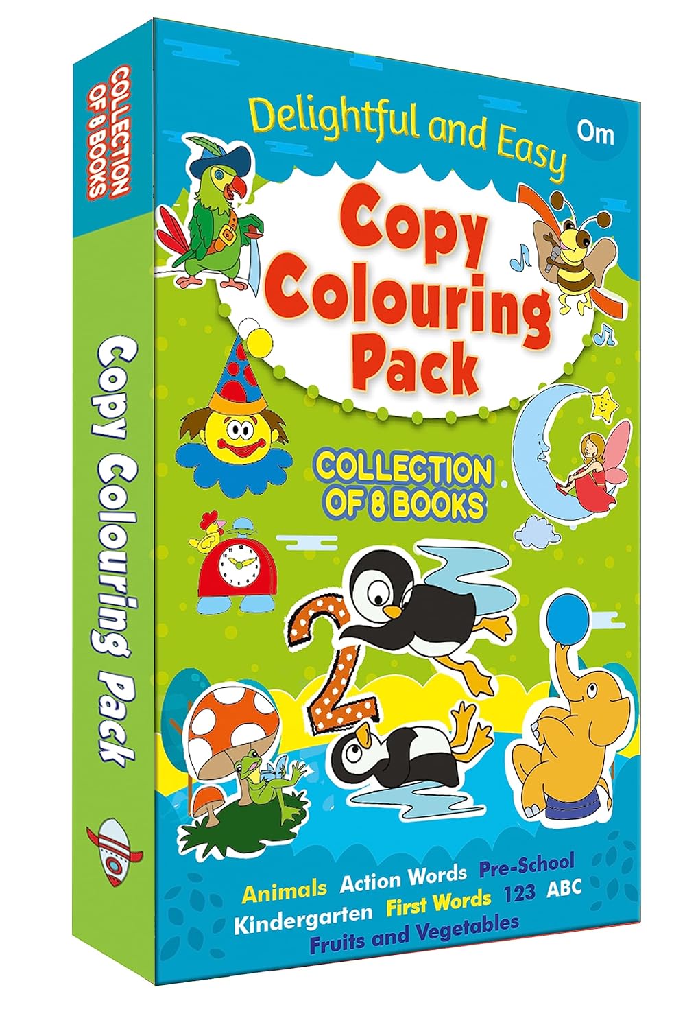 Copy Colouring Book ( Collection of 8 Books) - Om Books | Grocsy
