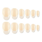 Shills Professional Reusable Press On Nails French Oval - SPN713 | Grocsy