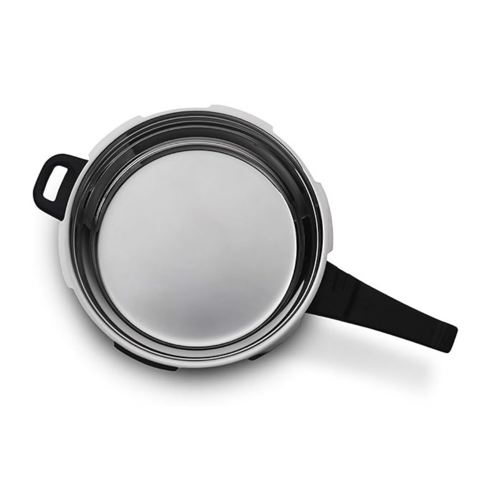 Butterfly Blue Line Wider Stainless Steel Pressure Cooker | Grocsy