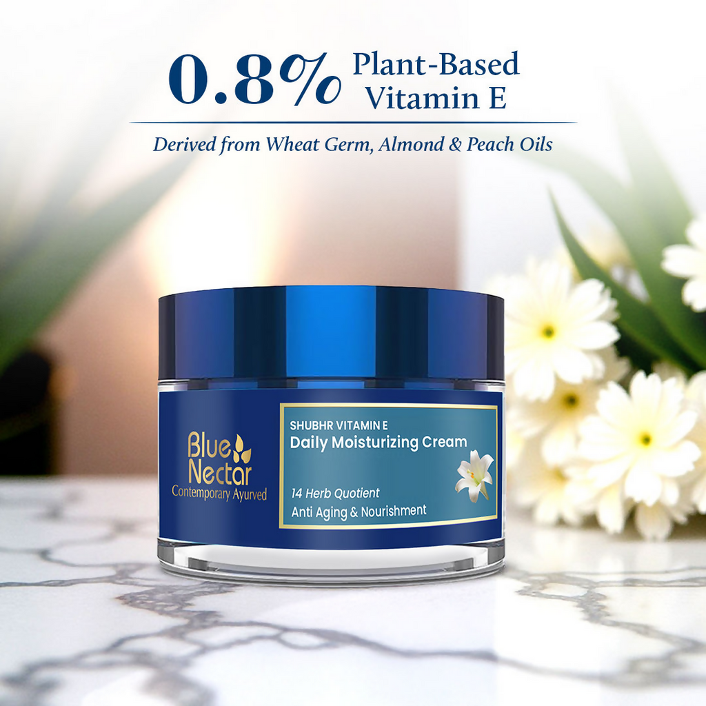 Blue Nectar Vitamin E Cream For Anti-Aging & Nourishment | Grocsy