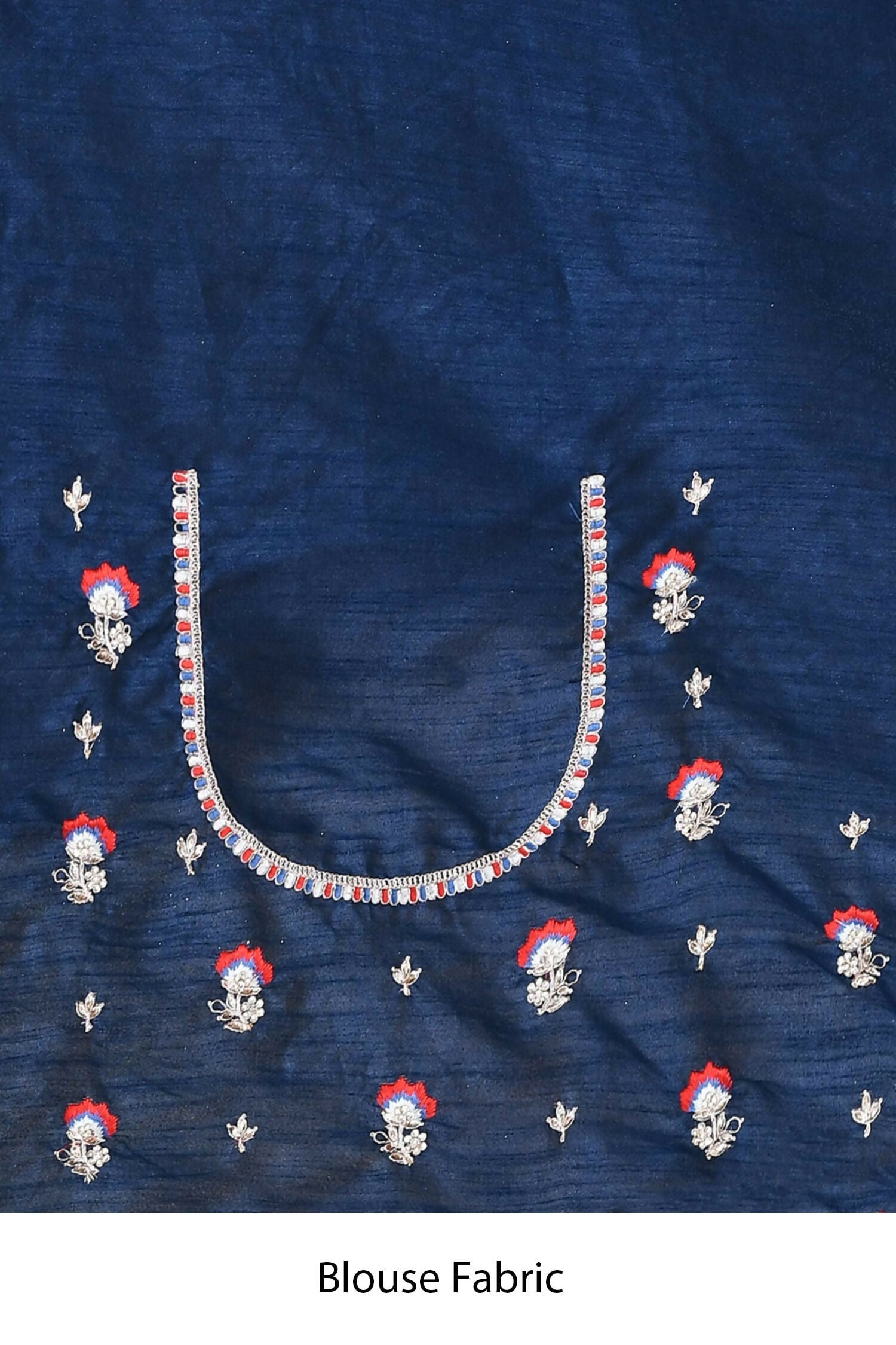 Red Crepe Silk Sequence Embroidered Saree - Nimaya Benzy | Grocsy