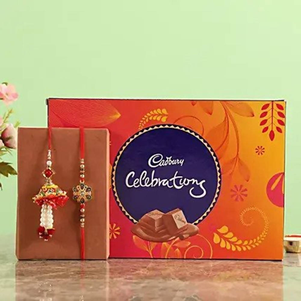 Meenakari & Lumba Rakhi With Celebrations | Grocsy