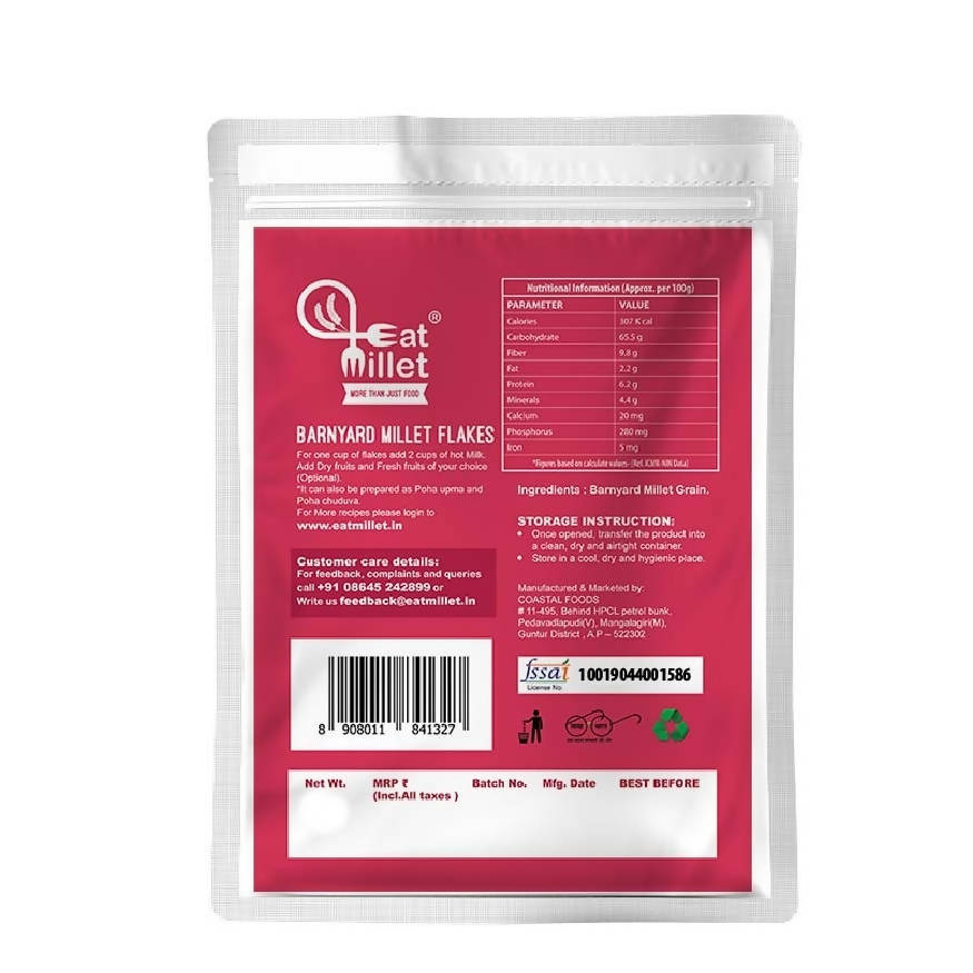 Eat Millet Barnyard Millet Flakes | Grocsy