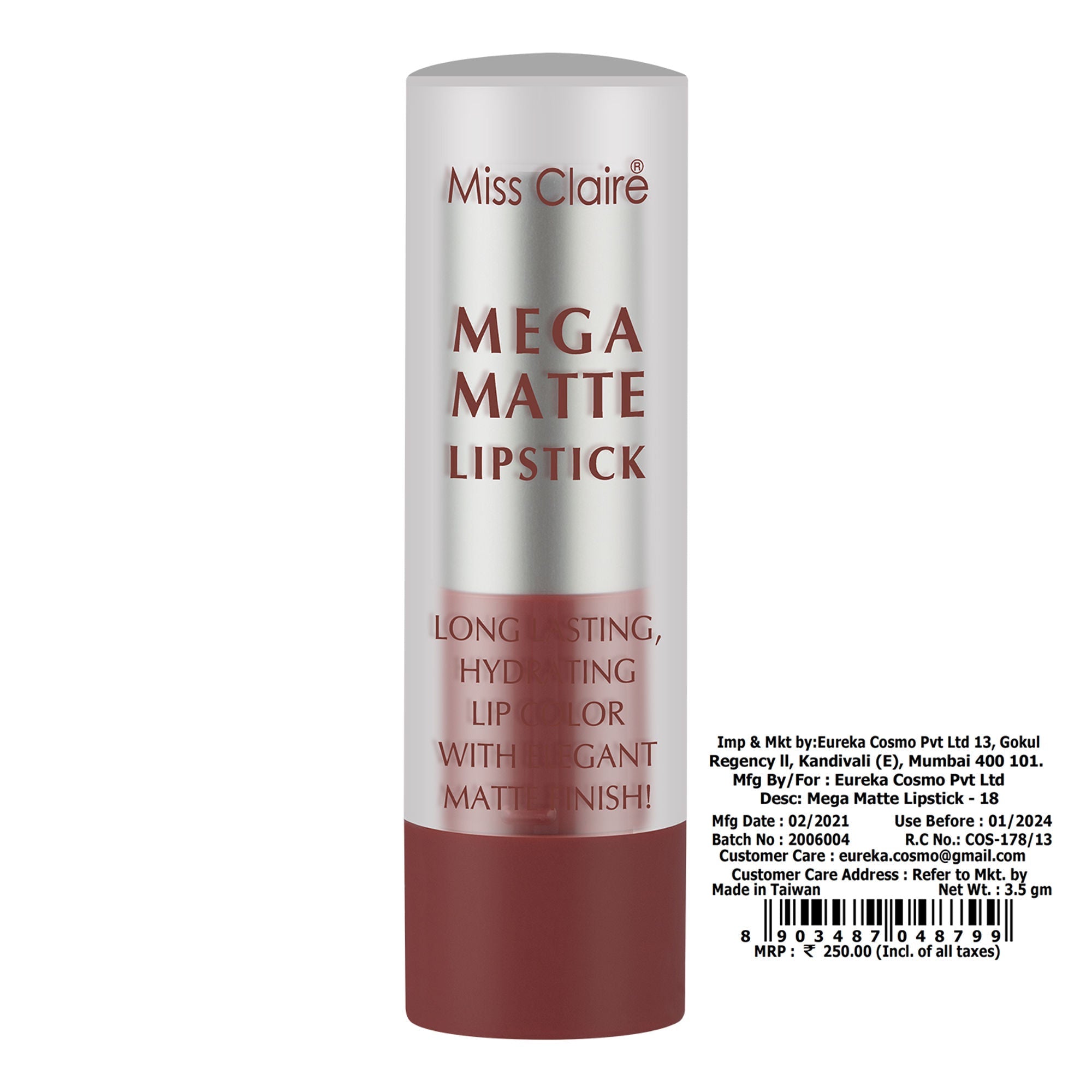 Miss Claire Mega Matte Lipstick - 18 | Grocsy