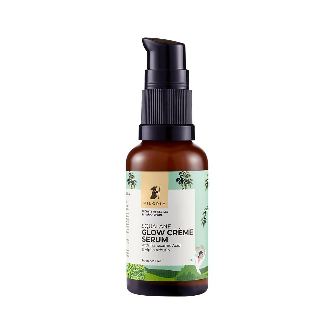 Pilgrim Spanish 4% Niacinamide & 1% Alpha arbutin Glow Crème Face Serum For Glowing Skin | Grocsy
