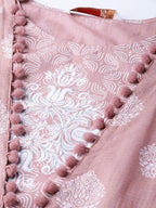Juniper Womens Pink Cambric Double Layered Kurta | Grocsy