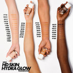 MAKE UP FOR EVER Hd Skin Hydra Glow Foundation - 3y52 - Warm Chestnut | Grocsy