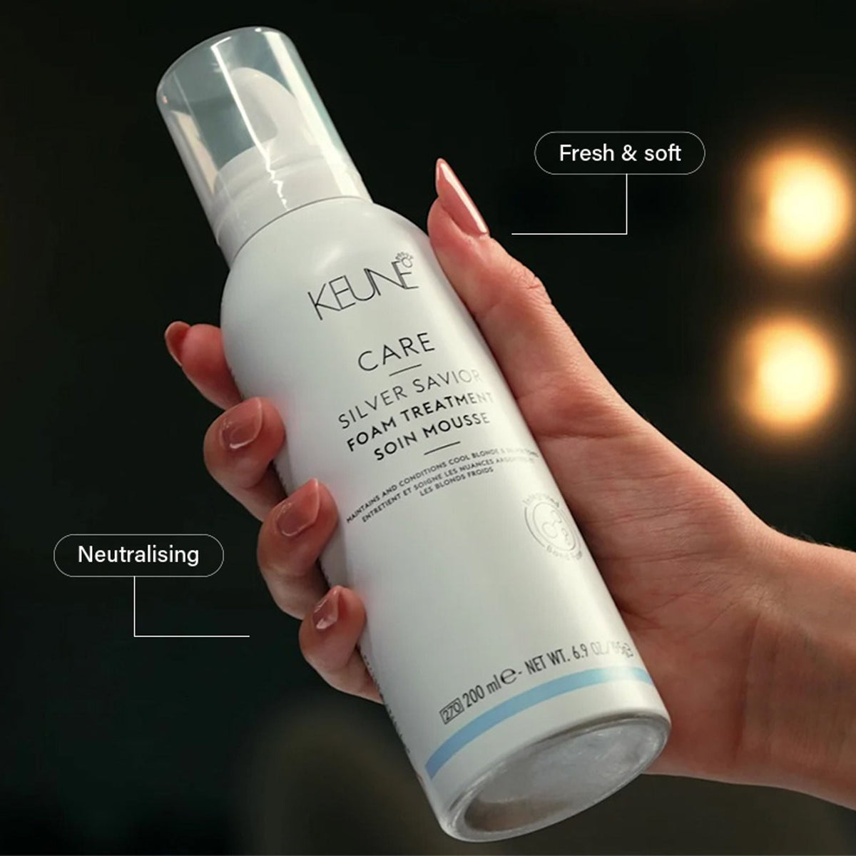 Keune Haircosmetics Care Silver Savior Foam Treatment | Grocsy