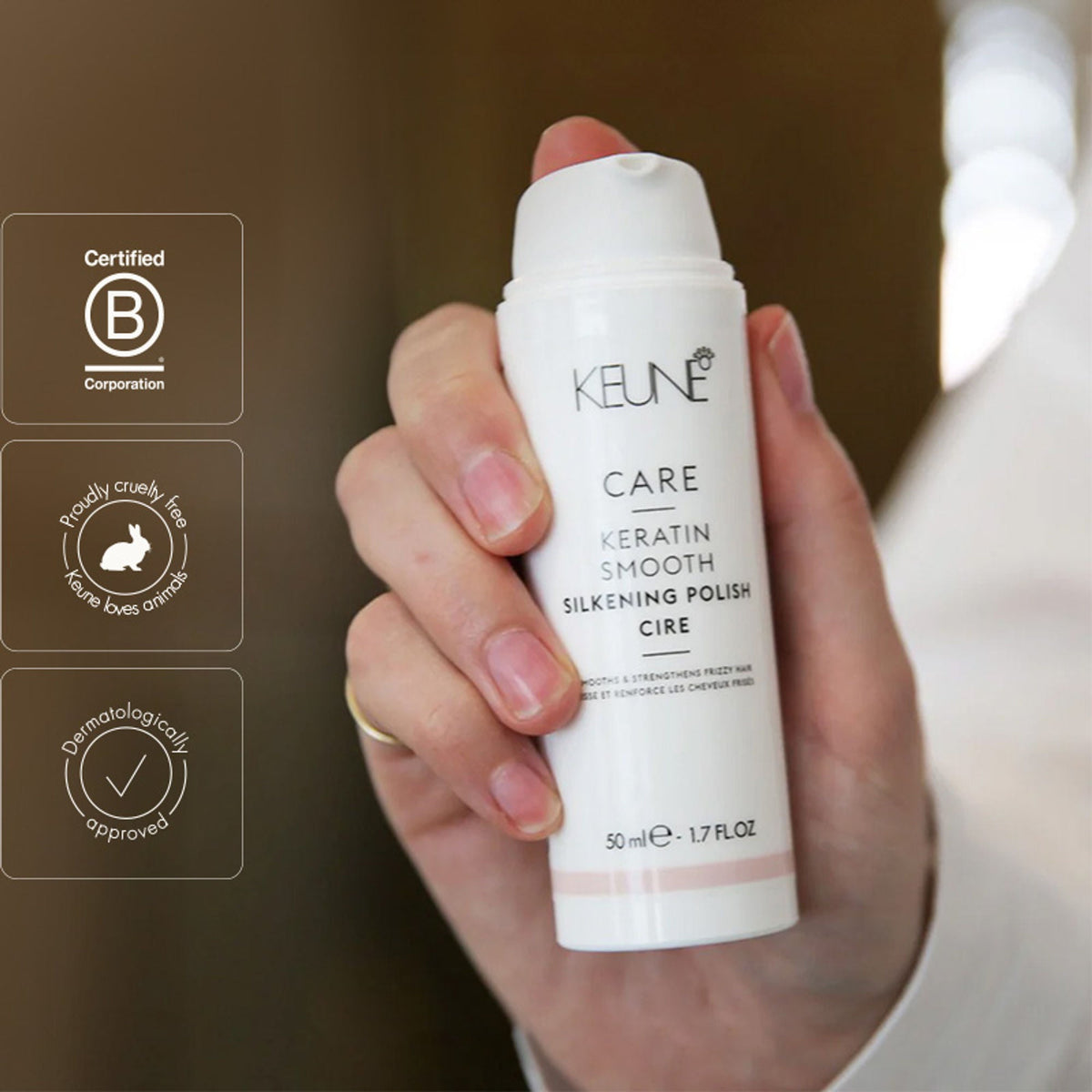 Keune Haircosmetics Care Keratin Smooth Silkening Polish | Grocsy