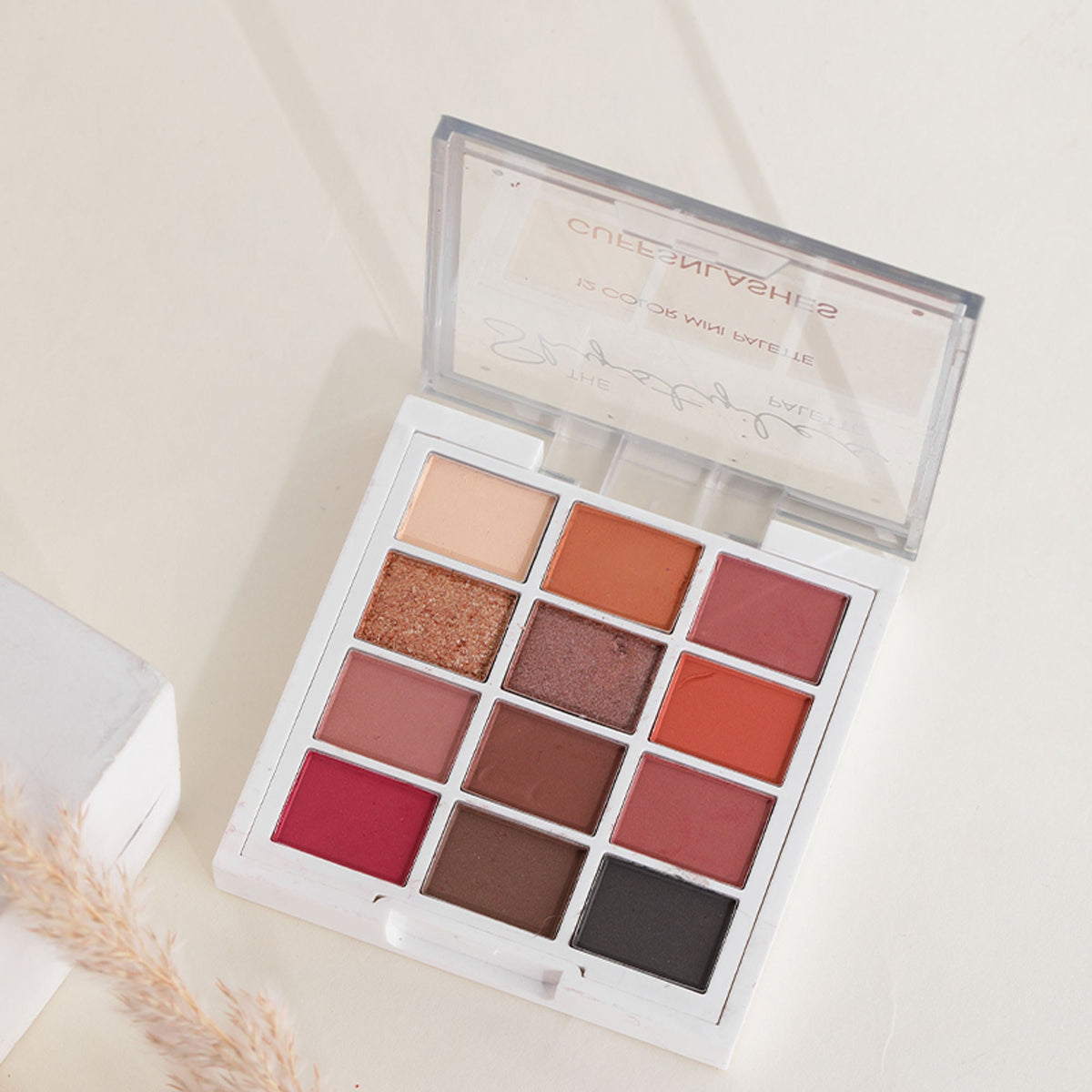 CUFFS N LASHES X The Shystyles Palette 12 Color Mini Palette - Nancy Nude | Grocsy
