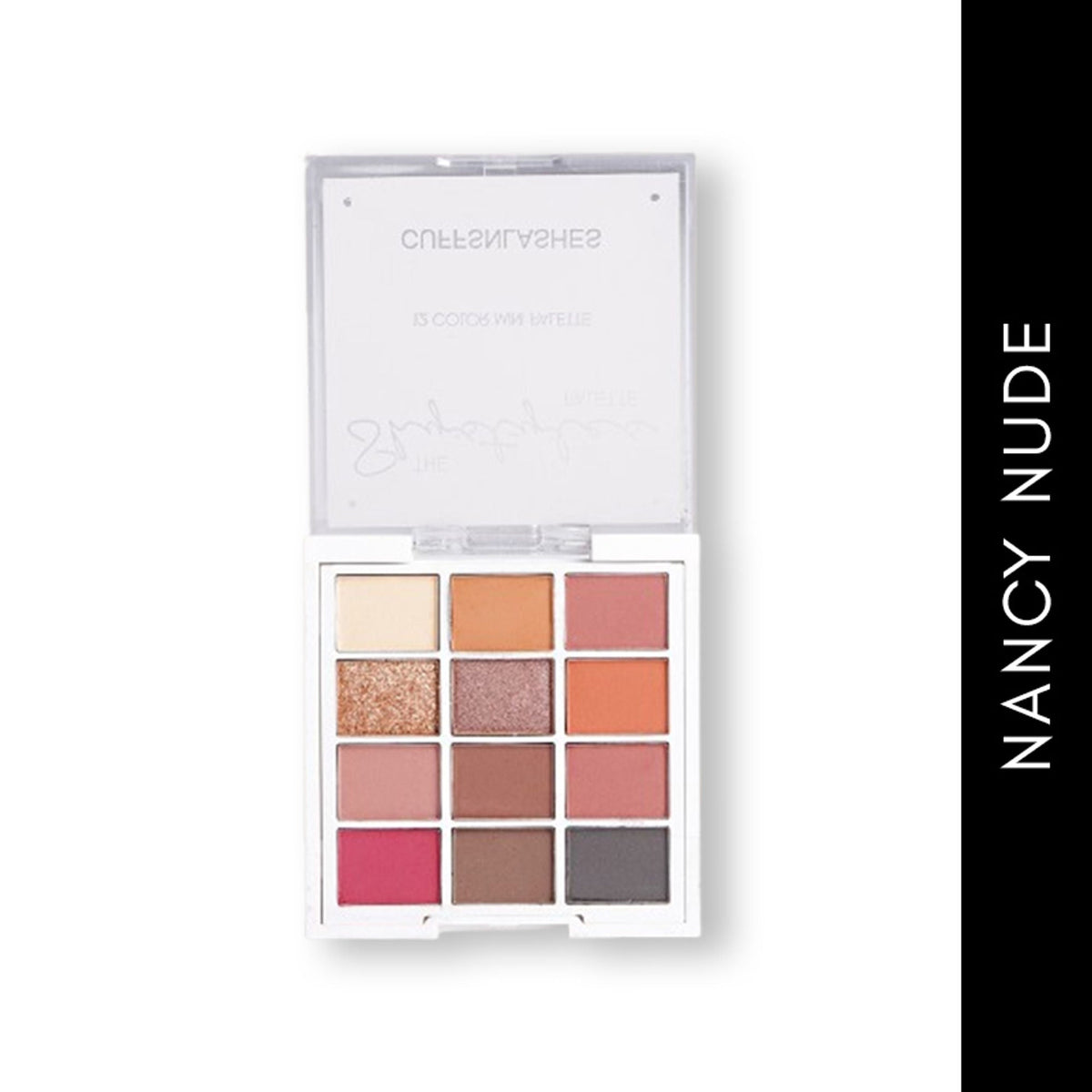 CUFFS N LASHES X The Shystyles Palette 12 Color Mini Palette - Nancy Nude | Grocsy