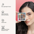 CUFFS N LASHES X The Shystyles Palette 12 Color Mini Palette - Nancy Nude | Grocsy