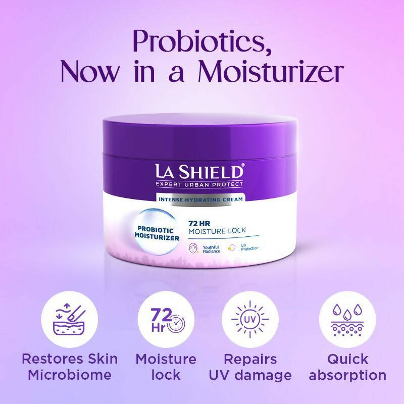 La Shield Intense Hydrating Cream Probiotic Moisturizer | Grocsy