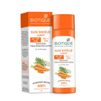 Biotique Advanced Ayurveda Bio Carrot 40+ SPF UVA/UVB Sunscreen Ultra Soothing Face Lotion | Grocsy