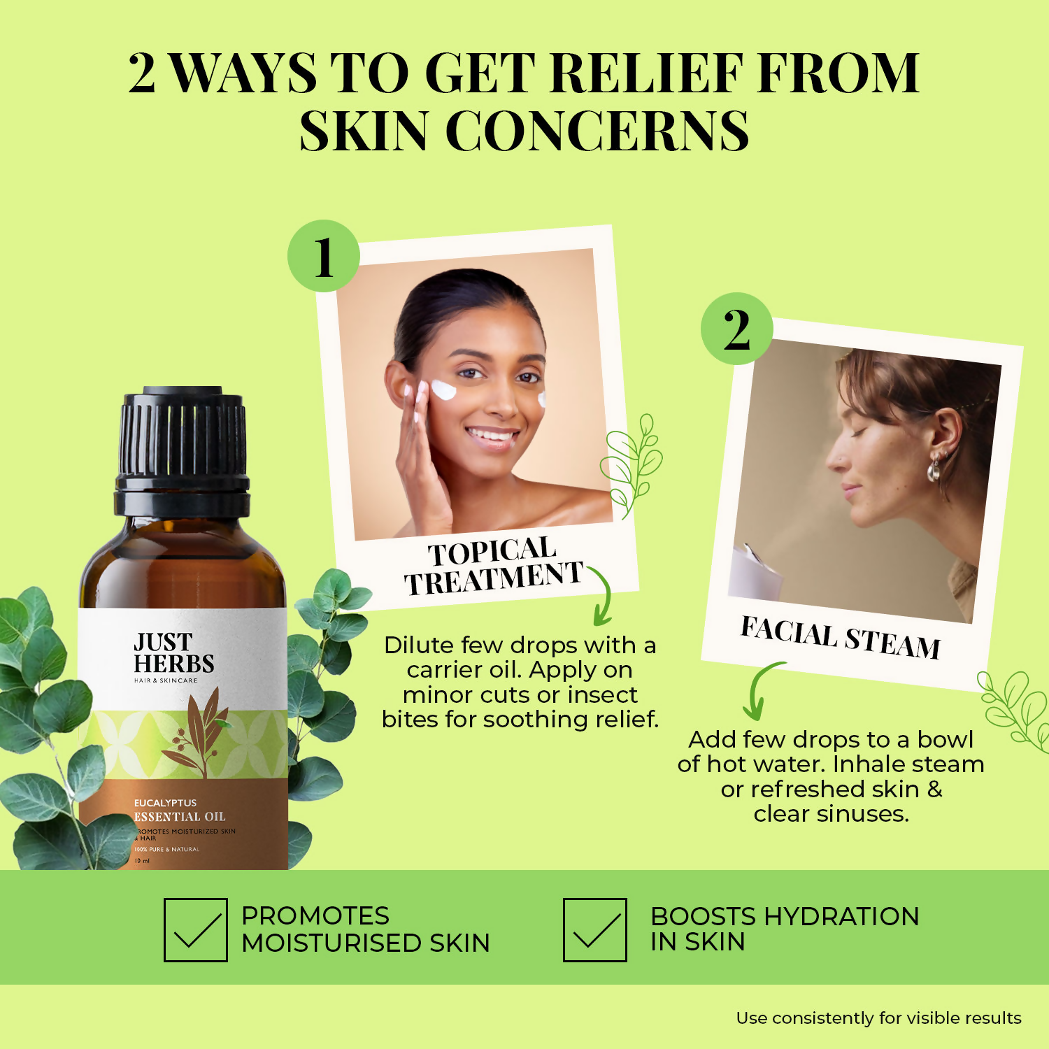 Just Herbs Eucalyptus Essential Oil | Grocsy