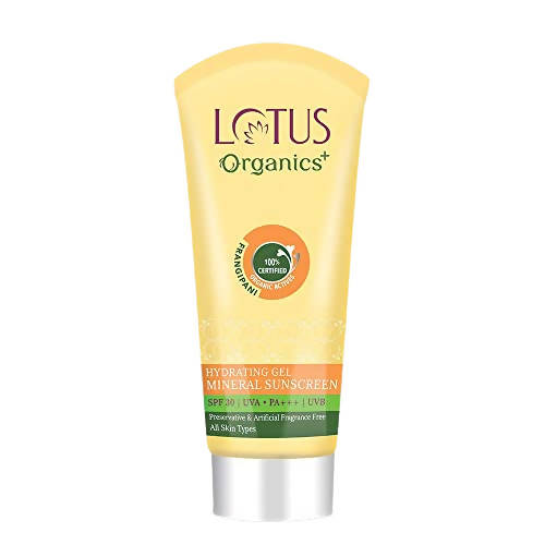 Lotus Organics+ Hydrating Gel Mineral Sunscreen | Grocsy