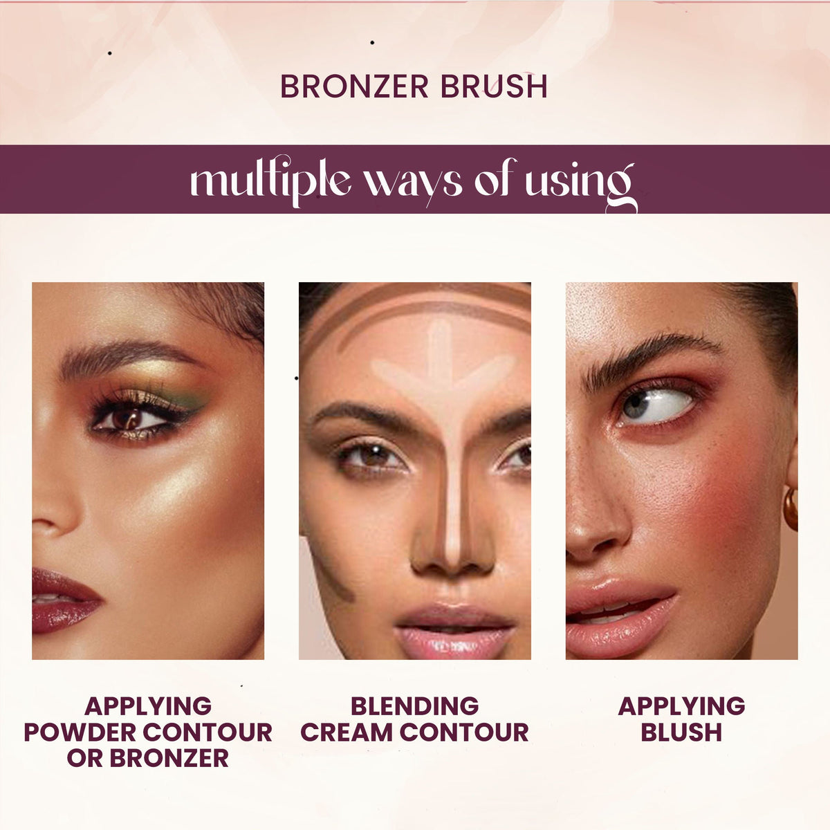 MARS Cosmetics Artist's Arsenal Bronzer Brush | Grocsy