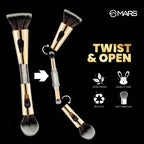 MARS Cosmetics 4 In 1 Travel Brush | Grocsy