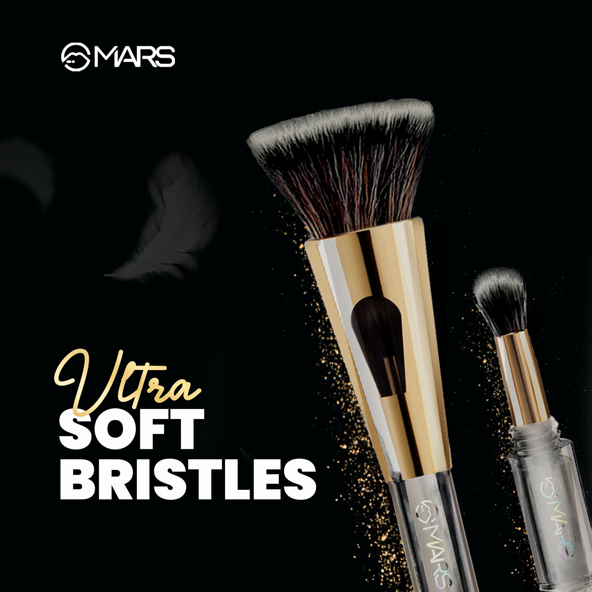 MARS Cosmetics 4 In 1 Travel Brush | Grocsy